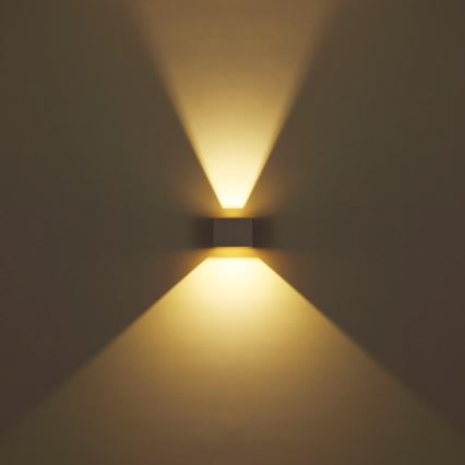 Globo - Εξωτερικό επιτοίχιο φωτιστικό LED 2xLED/3W/230V IP54