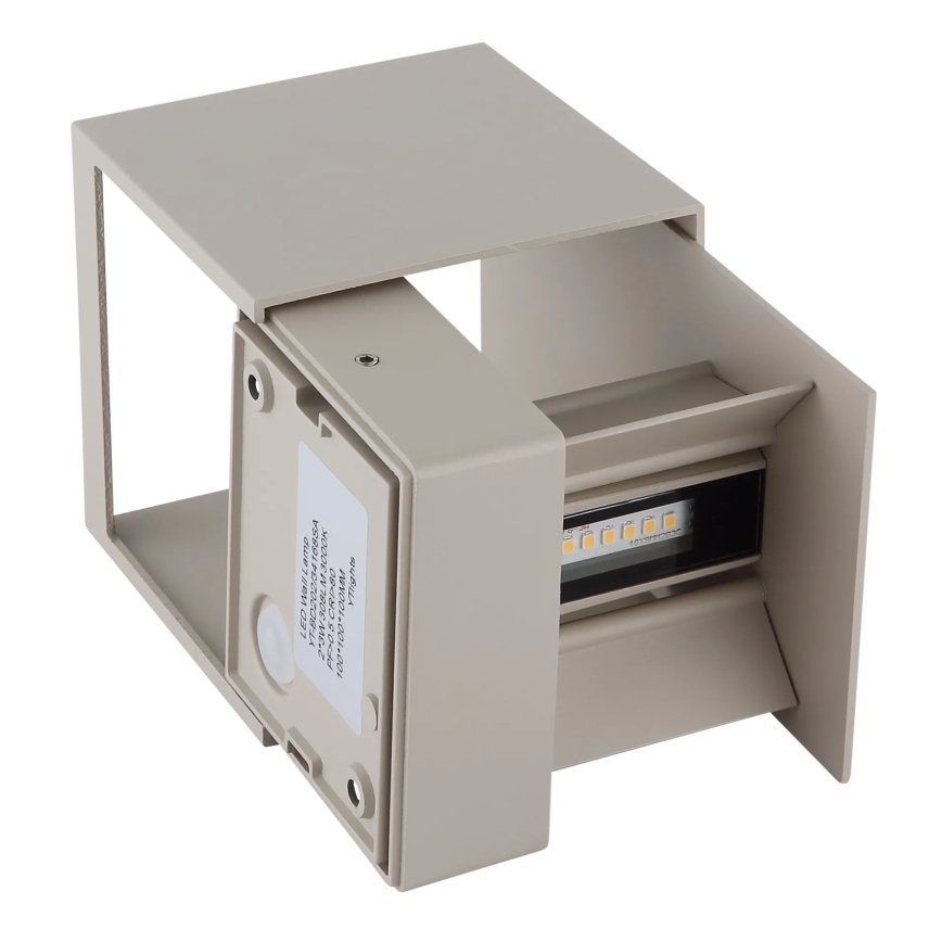 Globo - Εξωτερικό επιτοίχιο φωτιστικό LED 2xLED/3W/230V IP54