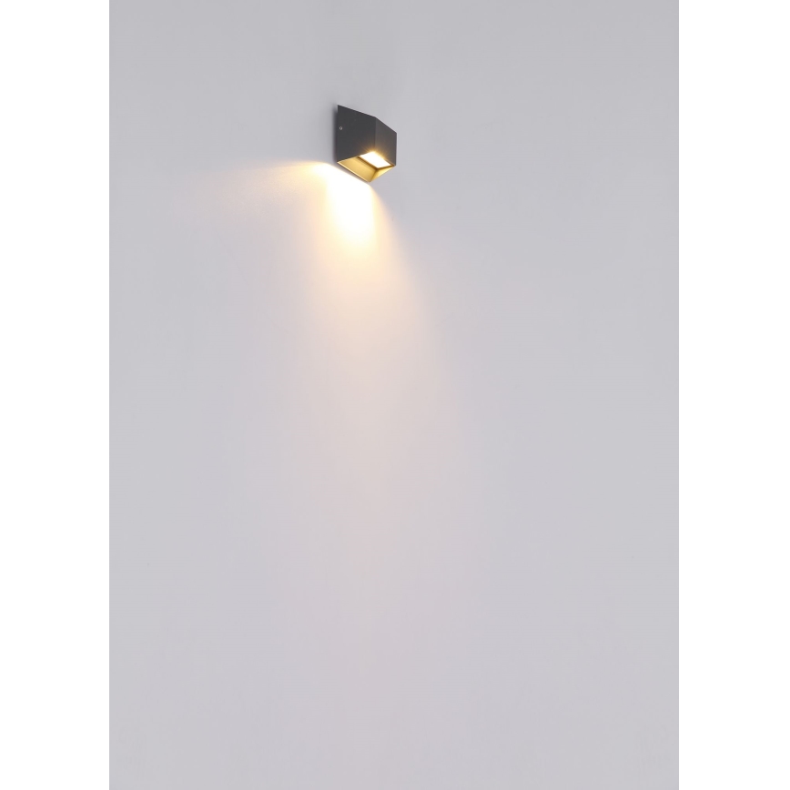 Globo - Επιτοίχιο φωτιστικό εξωτερικού χώρου LED LED/7W/230V IP54 ανθρακί
