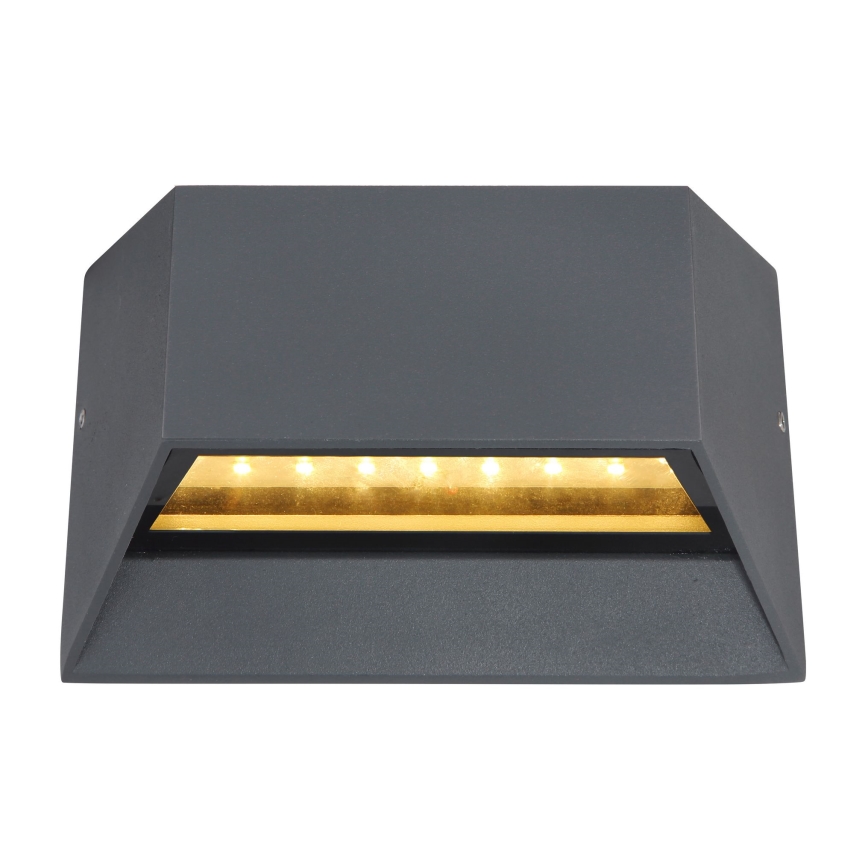 Globo - Επιτοίχιο φωτιστικό εξωτερικού χώρου LED LED/7W/230V IP54 ανθρακί