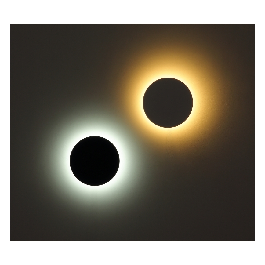 Globo - Εξωτερικό επιτοίχιο φωτιστικό LED/15W/230V 3000/4000/6000K διάμ. 25,2 εκ. IP44 λευκό