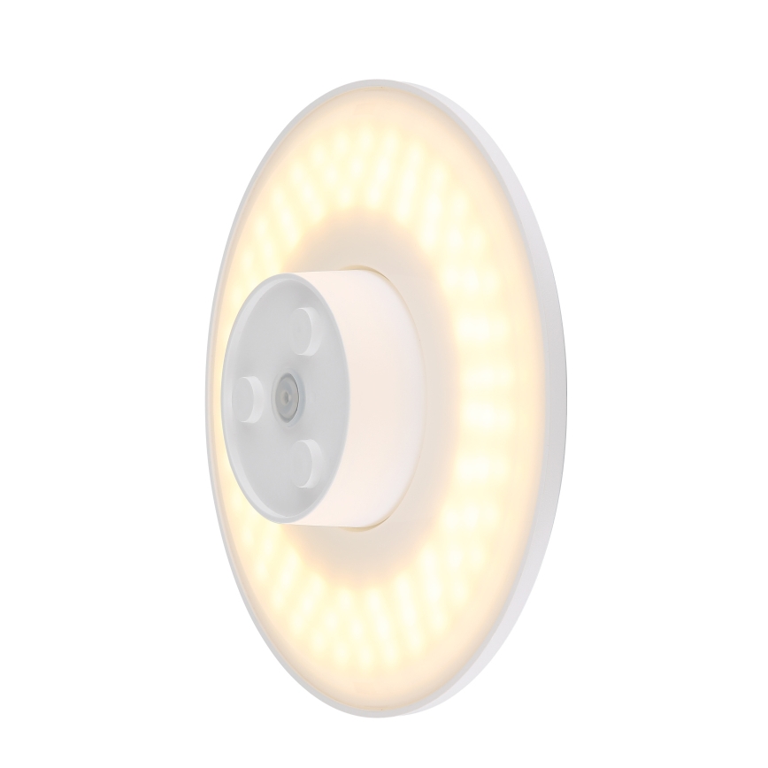 Globo - Εξωτερικό επιτοίχιο φωτιστικό LED/15W/230V 3000/4000/6000K διάμ. 25,2 εκ. IP44 λευκό
