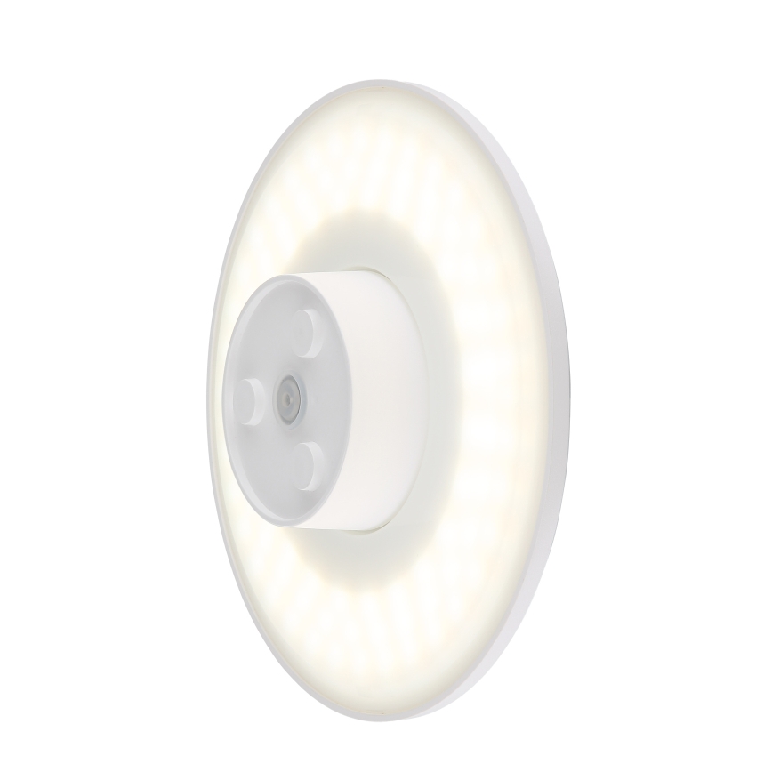 Globo - Εξωτερικό επιτοίχιο φωτιστικό LED/15W/230V 3000/4000/6000K διάμ. 25,2 εκ. IP44 λευκό
