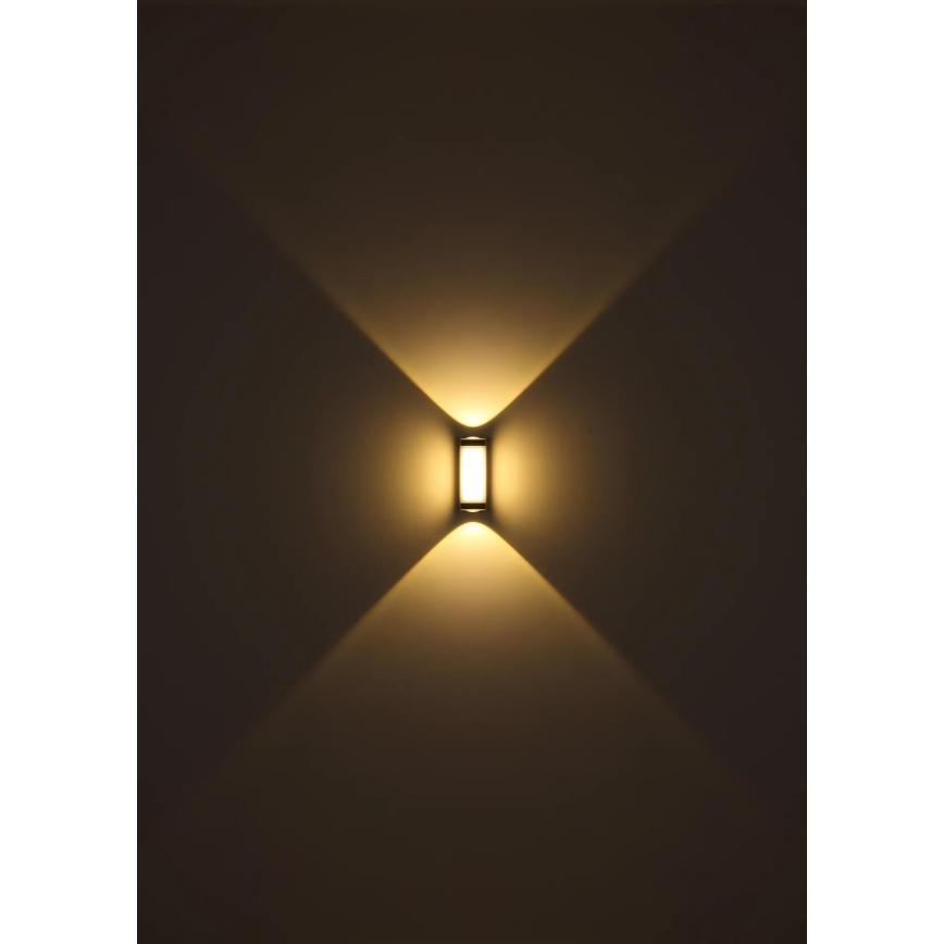 Globo - Επιτοίχιο φωτιστικό εξωτερικού χώρου LED LED/12W/230V 3000K IP54 ανθρακί