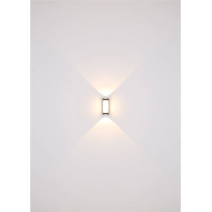 Globo - Επιτοίχιο φωτιστικό εξωτερικού χώρου LED LED/12W/230V 3000K IP54 ανθρακί