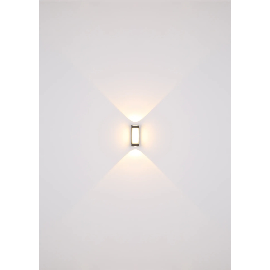 Globo - Επιτοίχιο φωτιστικό εξωτερικού χώρου LED LED/12W/230V 3000K IP54 ανθρακί