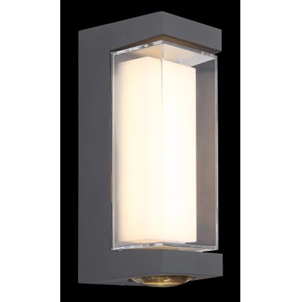 Globo - Επιτοίχιο φωτιστικό εξωτερικού χώρου LED LED/12W/230V 3000K IP54 ανθρακί