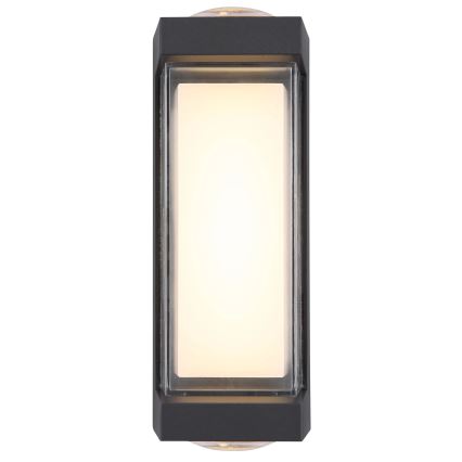 Globo - Επιτοίχιο φωτιστικό εξωτερικού χώρου LED LED/12W/230V 3000K IP54 ανθρακί
