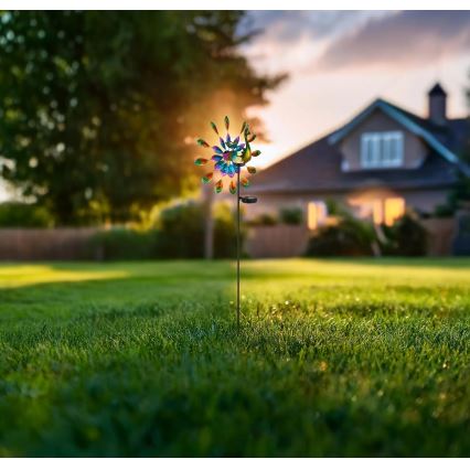 Globo - LED Ηλιακό διακοσμητικό LED/0,06W/3V IP44 παγώνι