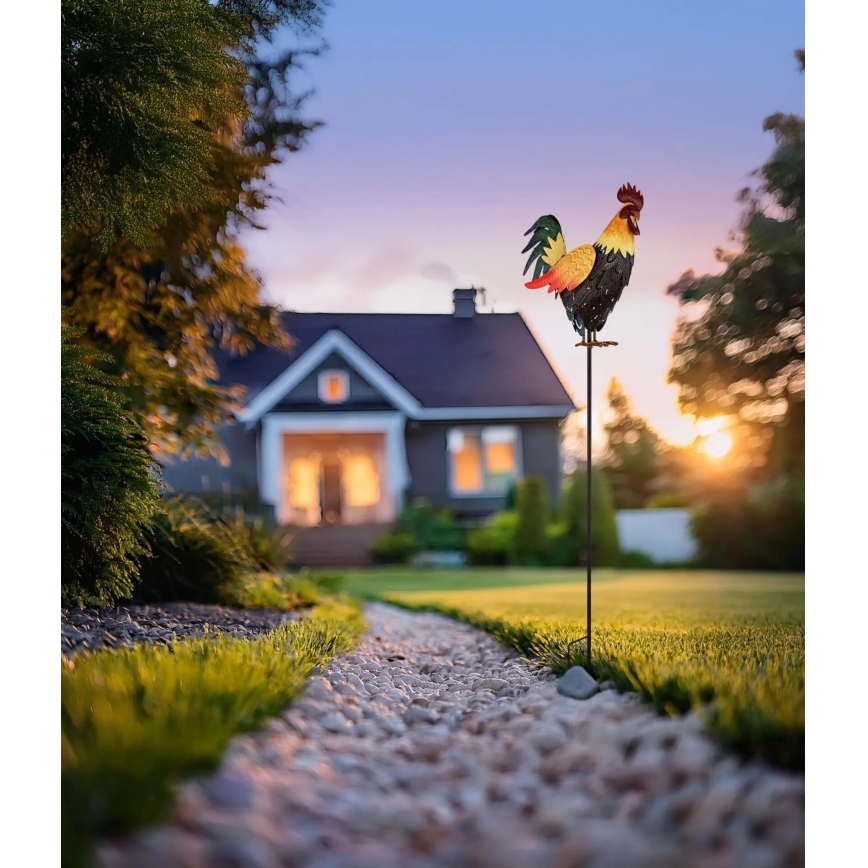 Globo - LED Ηλιακό διακοσμητικό LED/0,02W/3V IP44 πετεινός