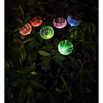 Globo - LED RGB Ηλιακό φωτιστικό 6xLED/1,2V IP44 300 mAh