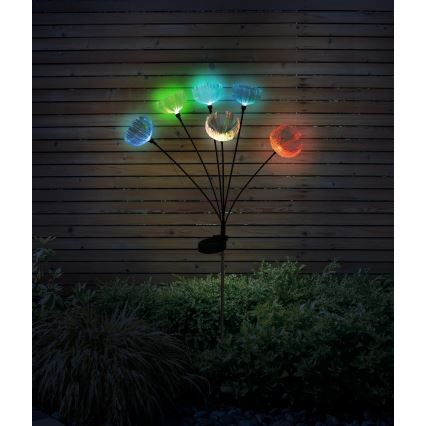 Globo - LED RGB Ηλιακό φωτιστικό 6xLED/1,2V IP44 300 mAh
