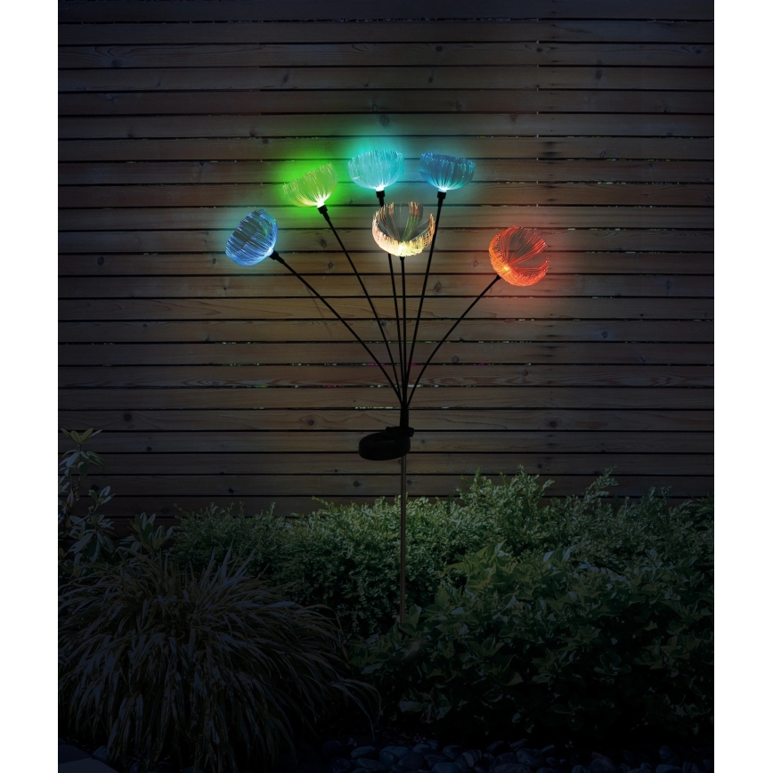 Globo - LED RGB Ηλιακό φωτιστικό 6xLED/1,2V IP44 300 mAh