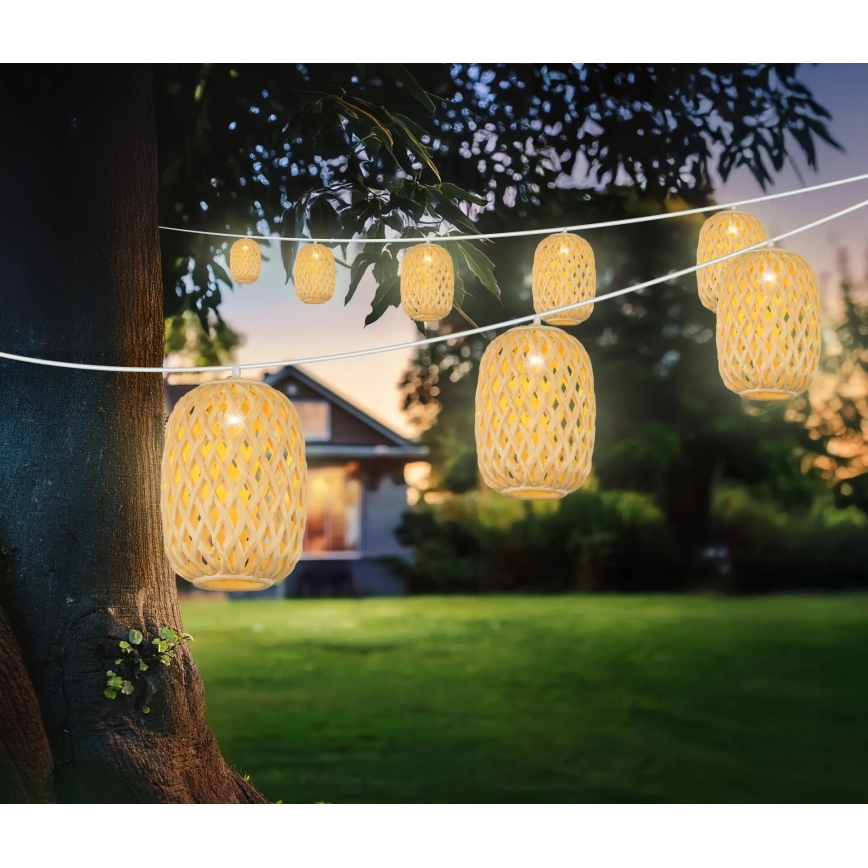 Globo - LED Ηλιακή γιρλάντα LED/0,06W/3V 650 εκ. IP44 400 mAh