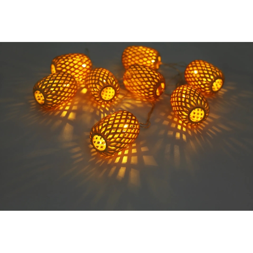 Globo - LED Ηλιακή γιρλάντα LED/0,06W/3V 650 εκ. IP44 400 mAh