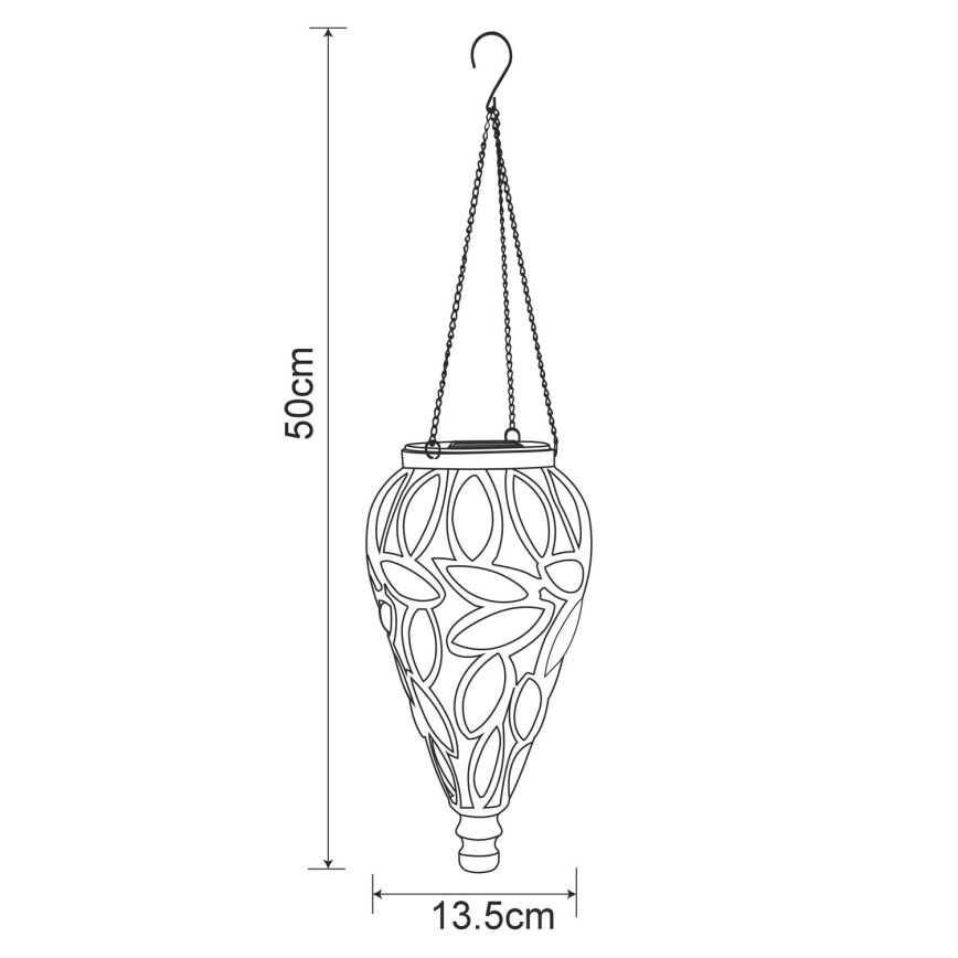Globo - Ηλιακό φωτιστικό LED LED/0,9W/3,2V IP44 200 mAh διαφανές