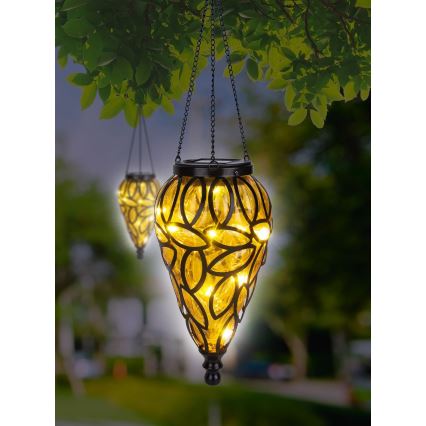 Globo- LED Ηλιακό φωτιστικό LED/0,9W/3,2V IP44 κίτρινο