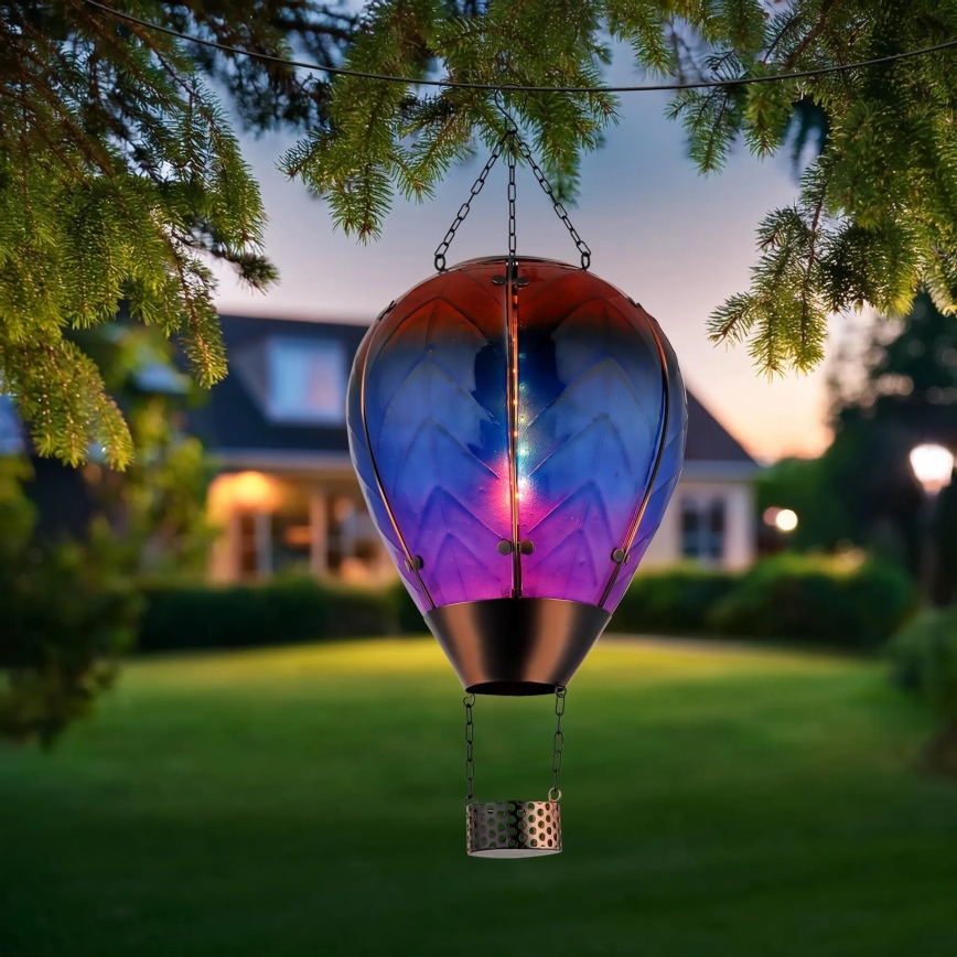 Globo - LED Κρεμαστό ηλιακό διακοσμητικό 24xLED/0,2W/3V IP44 Αερόστατο