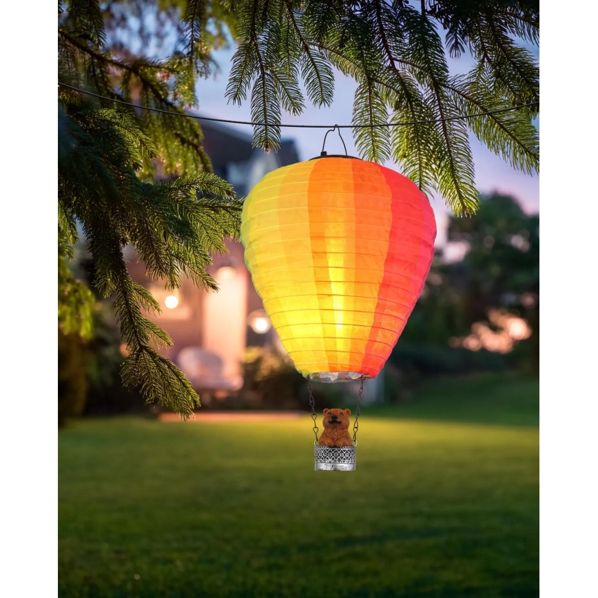Globo - LED Κρεμαστό ηλιακό διακοσμητικό 24xLED/0,06W/3V IP44 Αερόστατο