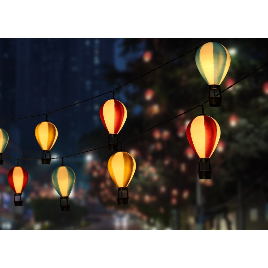 Globo - Ηλιακά λαμπάκια LED 9xLED/0,06W/3V 390 cm IP44