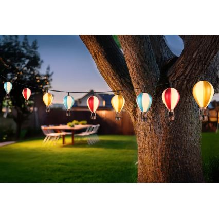 Globo - Ηλιακά λαμπάκια LED 9xLED/0,06W/3V 390 cm IP44