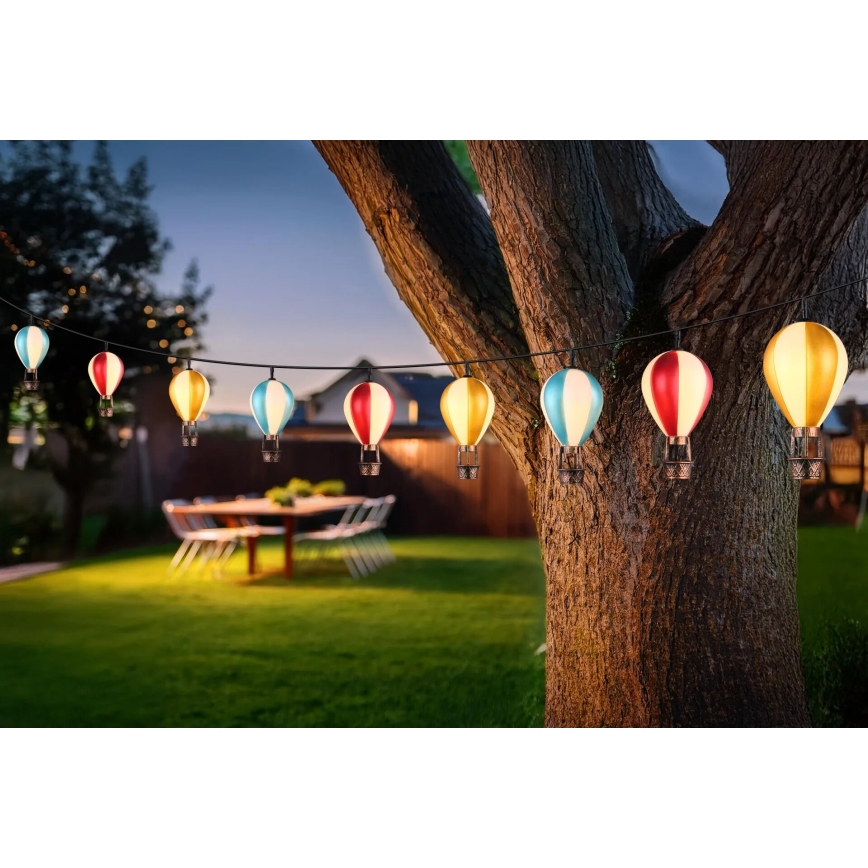 Globo - Ηλιακά λαμπάκια LED 9xLED/0,06W/3V 390 cm IP44