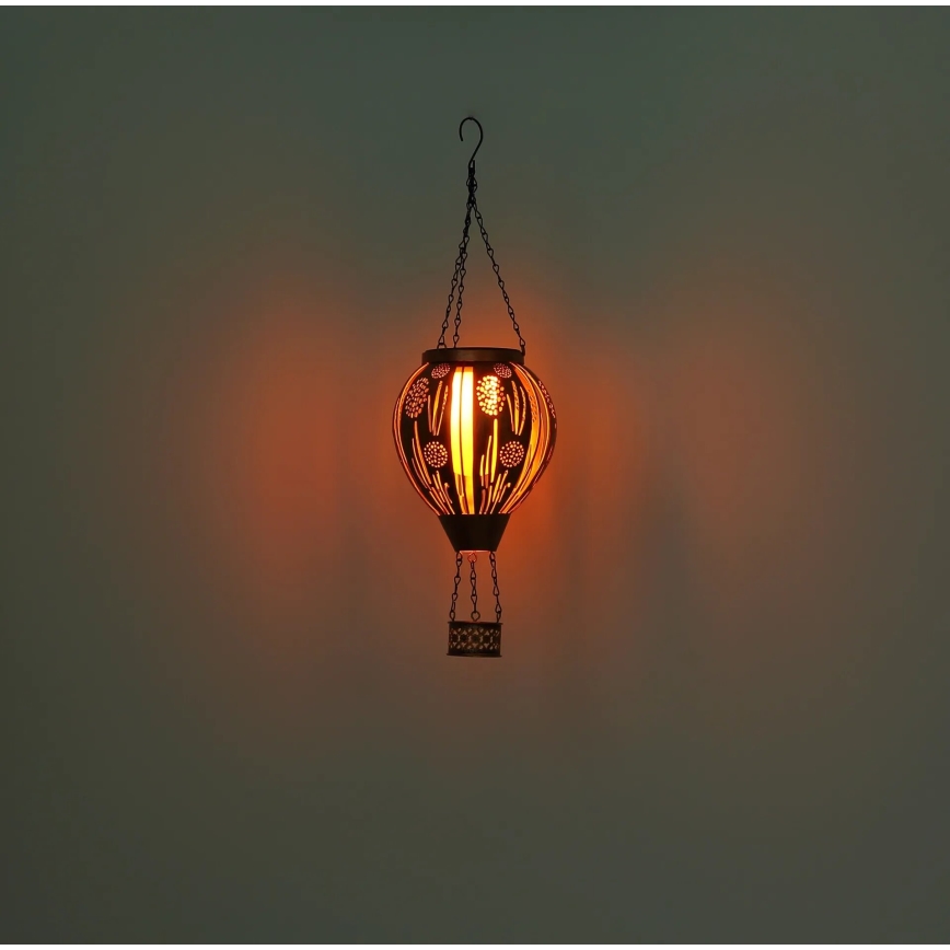 Globo 36140 - LED Κρεμαστό ηλιακό διακοσμητικό 12xLED/0,02W/3V IP44 αερόστατο