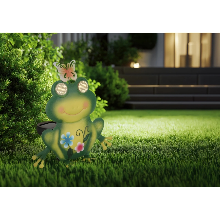 Globo - Ηλιακό LED φωτιστικό 104xLED/3V IP44 300 mAh βάτραχος