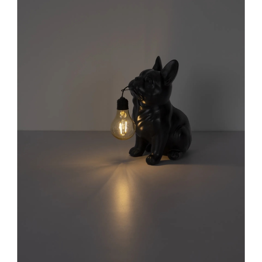 Globo - Ηλιακό φωτιστικό LED LED/3V IP44 300 mAh μαύρος σκύλος