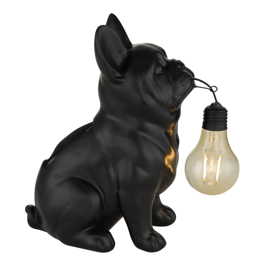 Globo - Ηλιακό φωτιστικό LED LED/3V IP44 300 mAh μαύρος σκύλος