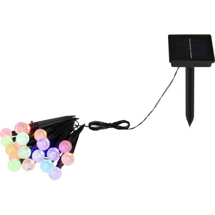 Globo - LED RGB Ηλιακό λαμπάκια 20xLED/0,06W/3V 770 cm IP44