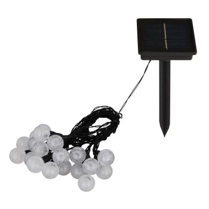 Globo - LED RGB Ηλιακό λαμπάκια 20xLED/0,06W/3V 770 cm IP44