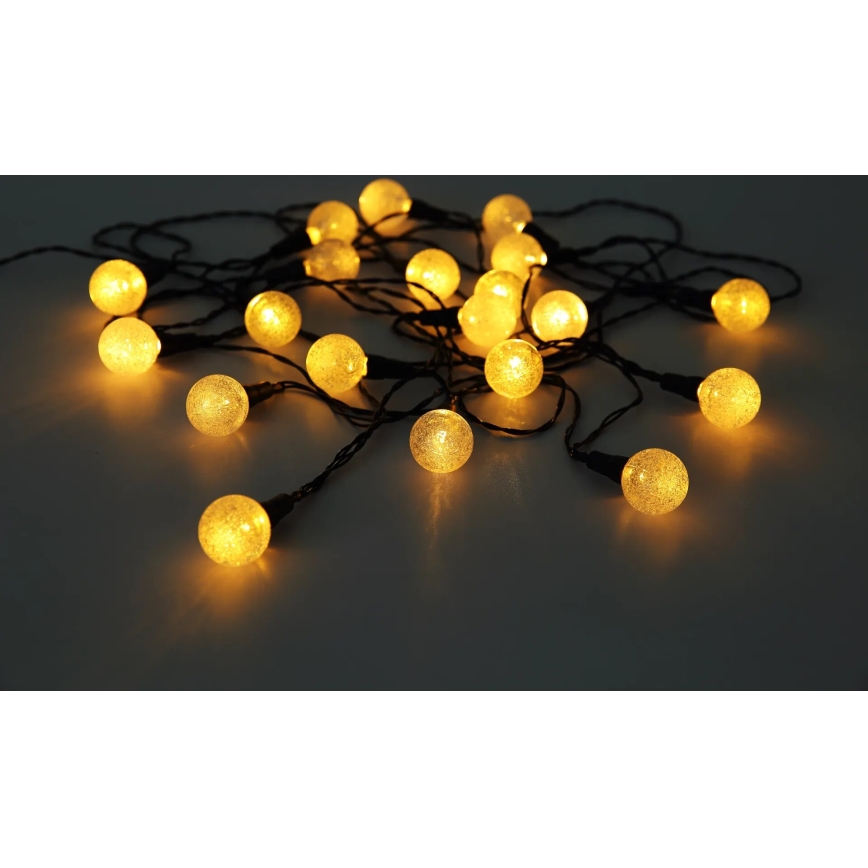 Globo - LED RGB Ηλιακό λαμπάκια 20xLED/0,06W/3V 770 cm IP44