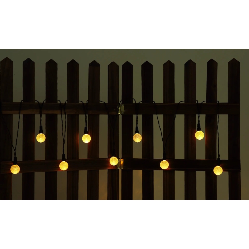 Globo - LED RGB Ηλιακό λαμπάκια 20xLED/0,06W/3V 770 cm IP44