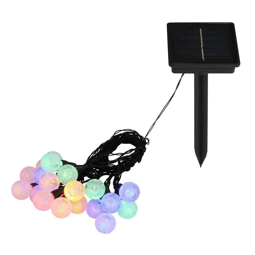 Globo - LED RGB Ηλιακό λαμπάκια 20xLED/0,06W/3V 770 cm IP44