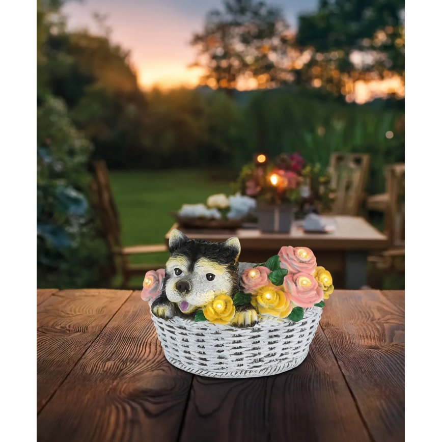 Globo - Ηλιακό φωτιστικό LED/1,2V IP44 300 mAh σκύλος