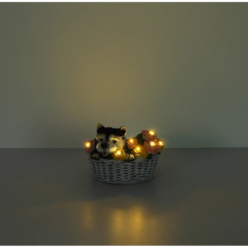 Globo - Ηλιακό φωτιστικό LED/1,2V IP44 300 mAh σκύλος