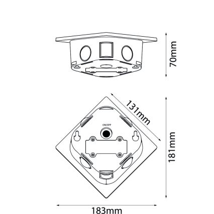 Globo - Ηλιακό φωτιστικό LED LED/0,5W/3,2V IP54