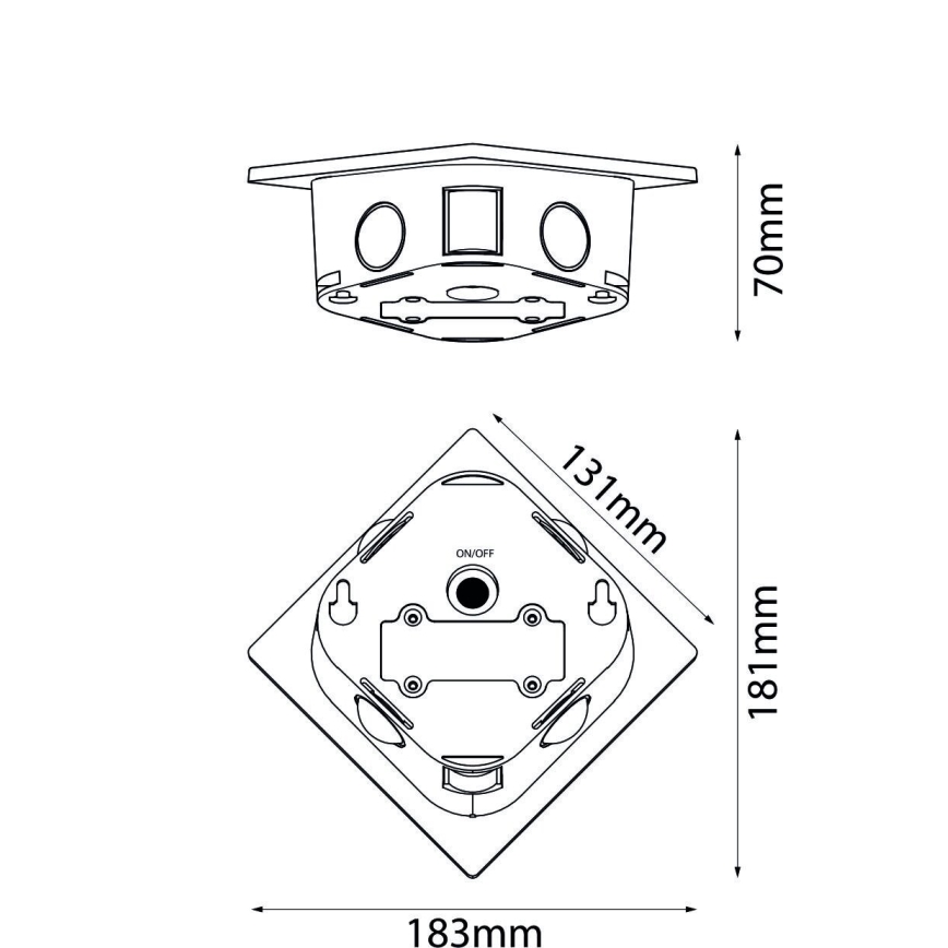 Globo - Ηλιακό φωτιστικό LED LED/0,5W/3,2V IP54