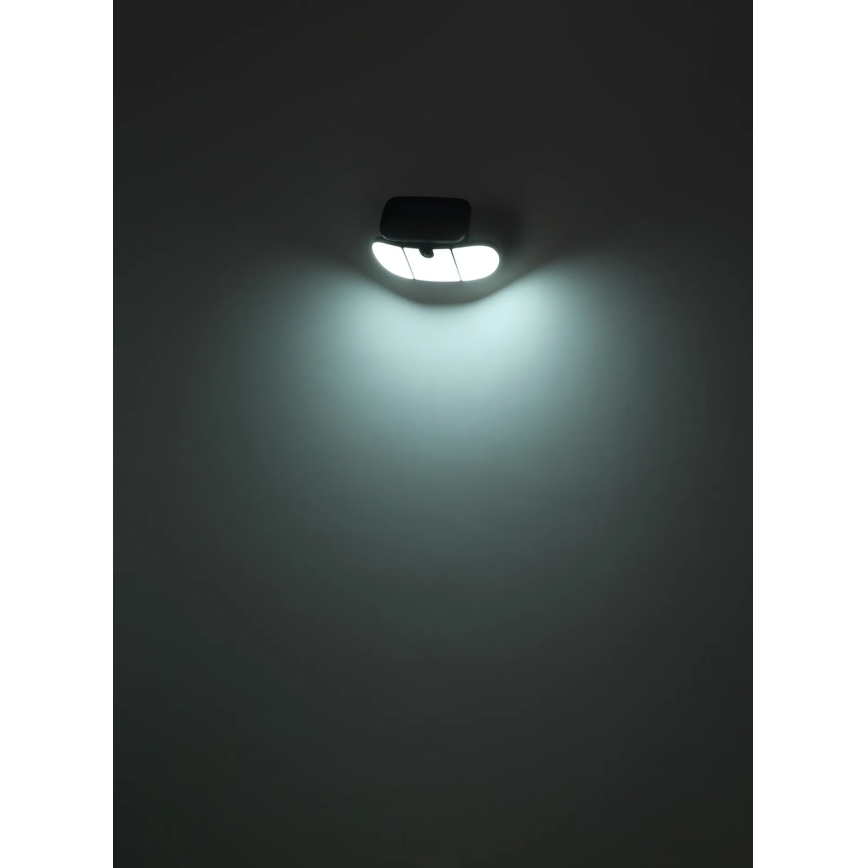 Globo - Ηλιακό φωτιστικό LED με αισθητήρα LED, 3,7V, IP44, 2000 mAh