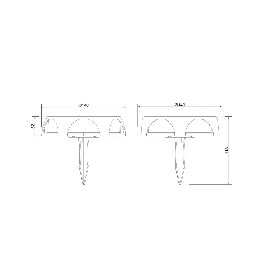 Globo - Ηλιακό φωτιστικό LED LED/1,2W/3V IP65