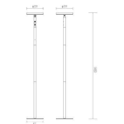 Globo - Ηλιακό φωτιστικό LED LED/6W/3,7V IP54 4400 mAh