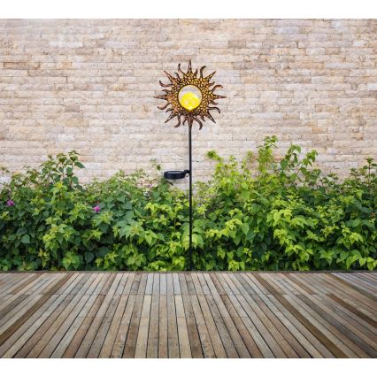 Globo - LED ηλιακό φωτιστικό LED/3,2V IP44 300 mAh ήλιος