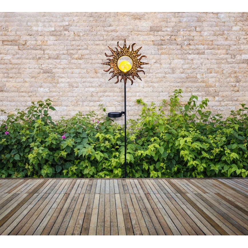 Globo - LED ηλιακό φωτιστικό LED/3,2V IP44 300 mAh ήλιος