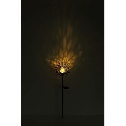 Globo - LED ηλιακό φωτιστικό LED/3,2V IP44 300 mAh ήλιος