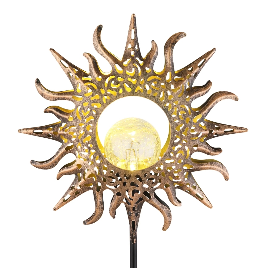 Globo - LED ηλιακό φωτιστικό LED/3,2V IP44 300 mAh ήλιος