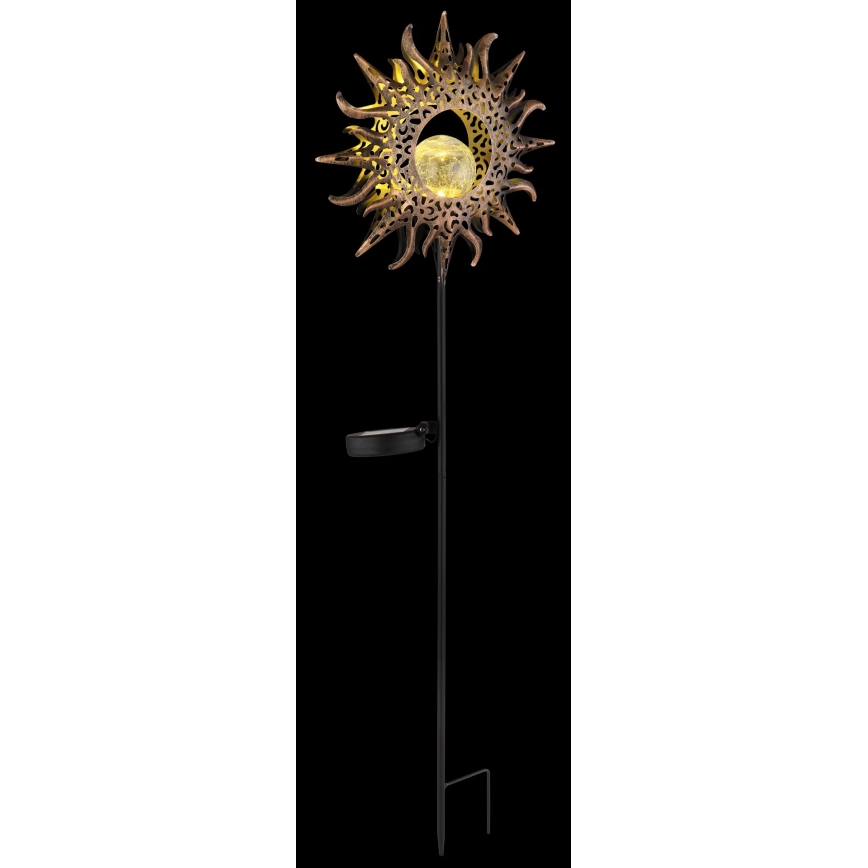 Globo - LED ηλιακό φωτιστικό LED/3,2V IP44 300 mAh ήλιος