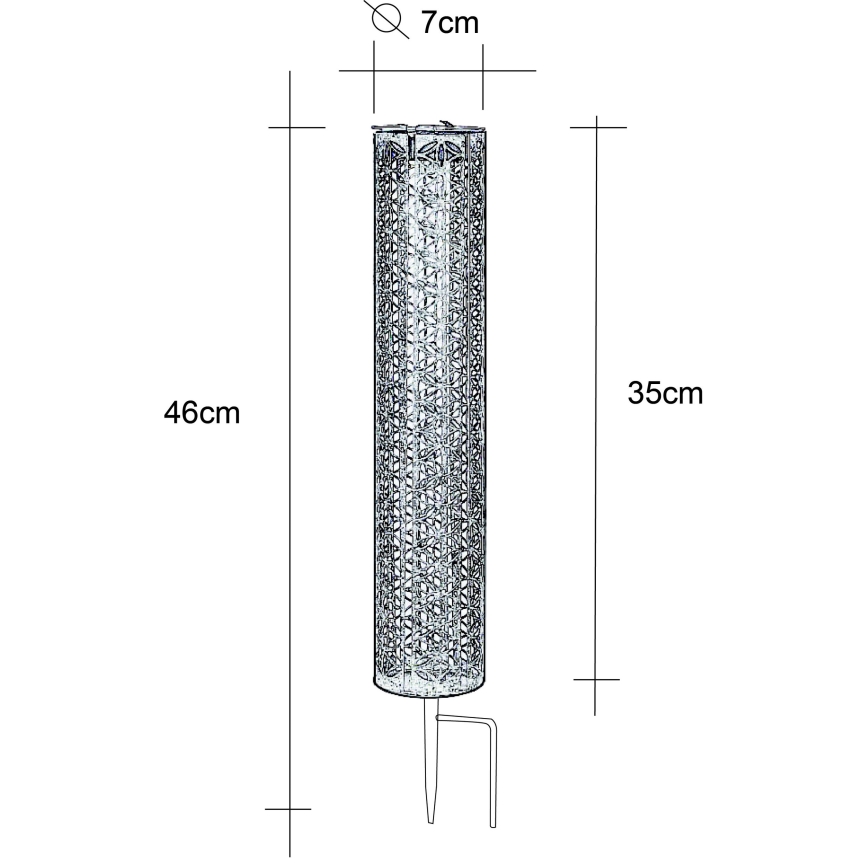 Globo - Ηλιακό φωτιστικό LED LED/0,06W/3,2V 3000K IP44