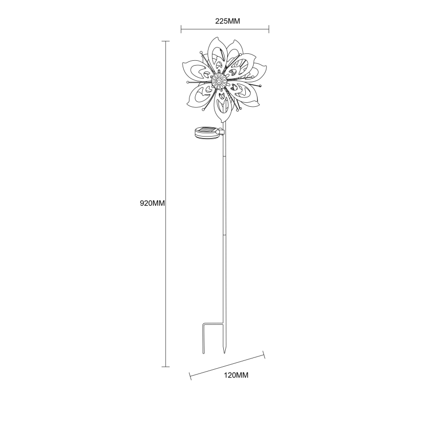 Globo - LED Ηλιακό διακοσμητικό LED/0,06W/3,2V IP44