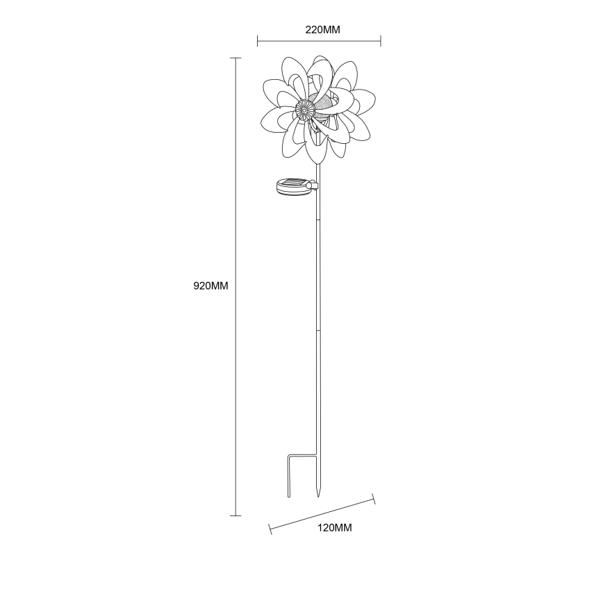 Globo - LED Ηλιακό διακοσμητικό LED/0,06W/3,2V IP44